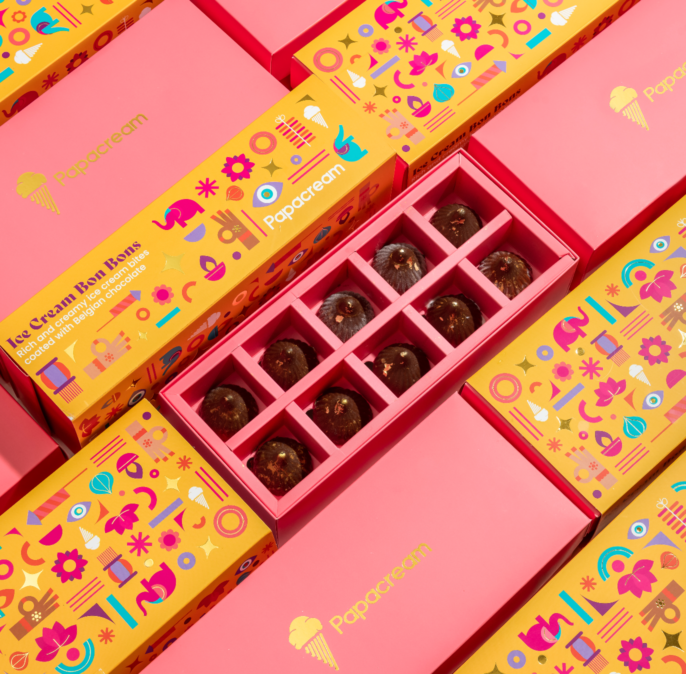 Belgian Choco Crunch Ice Cream Bon Bons