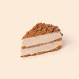 Biscuit Crumble Ice Cream Cake Slice