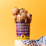 Papacream Belgian Choco Chunks Ice Cream