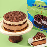 Vanilla Chocolate Ice Cream Cake (1 Litre)